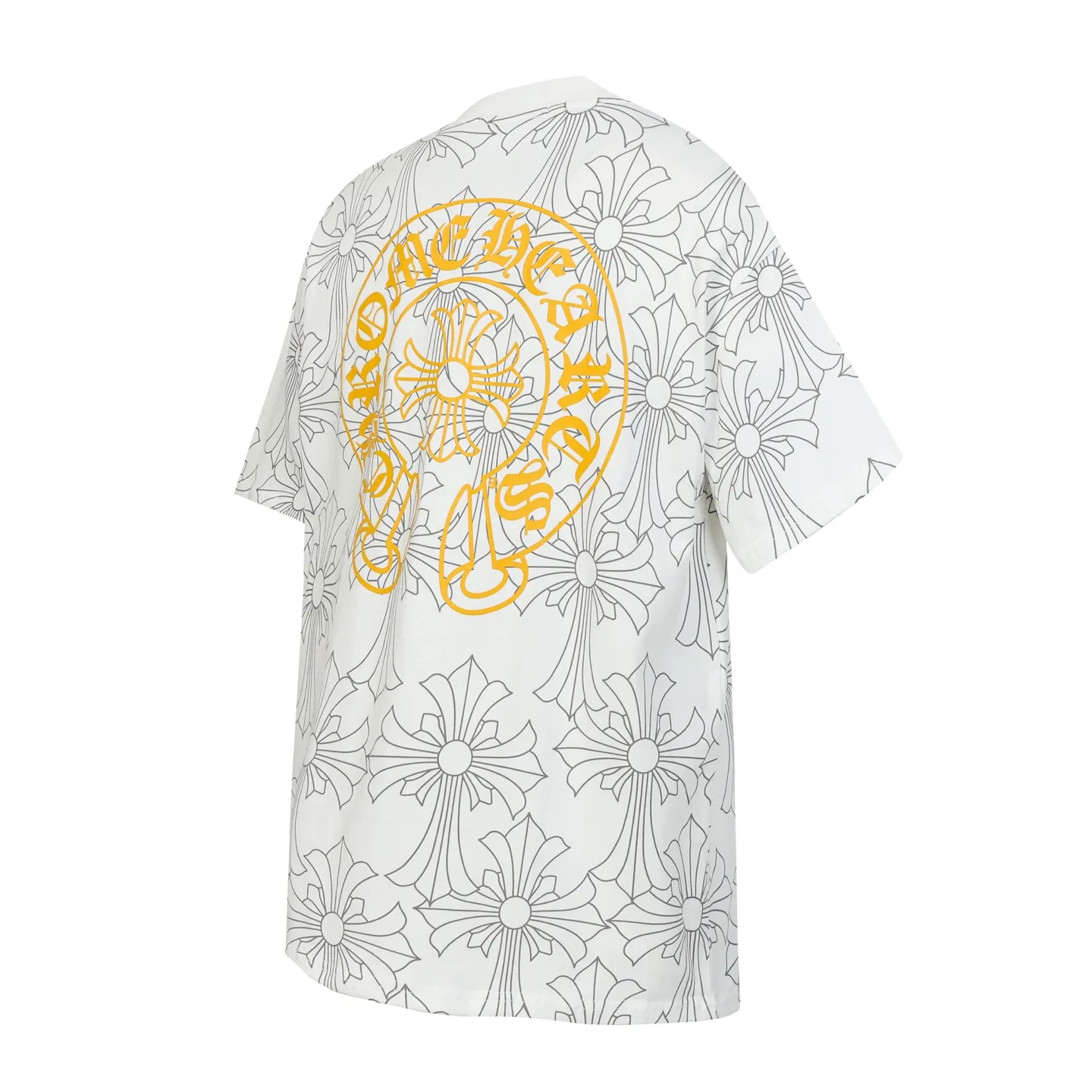 P170 Chrome Hearts CH Chrome Hearts Dark Pattern Color Horseshoe Sanskrit Short Sleeve T-shirt Uses direct injection imported machine printing Hardware and accessories are all milled and customized Correctly configured Black 2025 Chrome Hearts genuine packaging 260 grams of custom-dyed double yarn cotton Large version Loose and stylish Differentiated from low version slim and long version The upper body stretches the hips 100% commitment: top quality Do not make fast food The highest version on the market Top quality - different from the ordinary versions on the market If you care about quality, you should also respect the price. Absolutely 0 after-sales service and 0 return rate so far. It’s hard not to love the style - 260g double yarn cotton custom dyed fabric - Correct high-density main mark, washed tag, hand-sewn